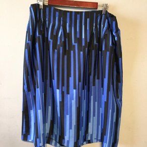 🌷Avenue Studio Size 20 Geometric Print A-Line Skirt🌷